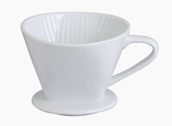 Coffee Filter Cone, #4 Porcelain