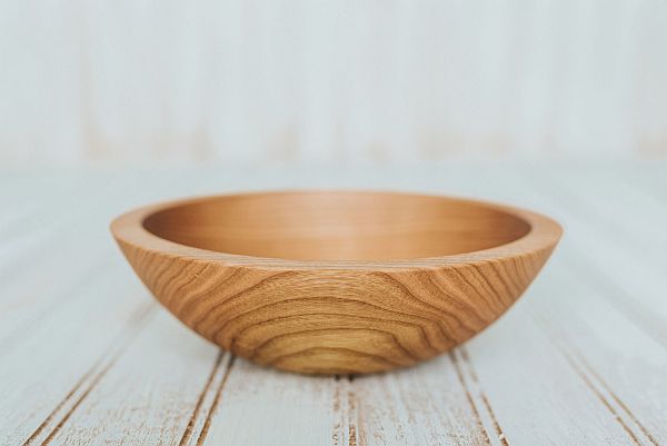 7" Cherry Bowl Solid Wood