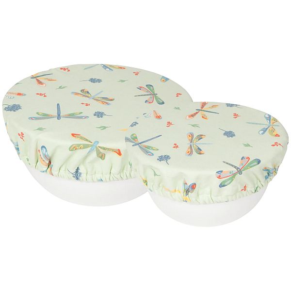 Bowl Covers, Dragonfly Set of 2