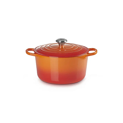 6.5qt Deep Round Oven Flame