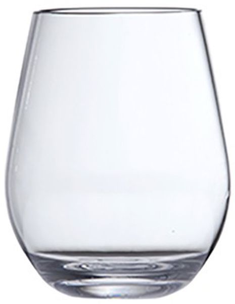 Stemless Copolyester Wine Glass