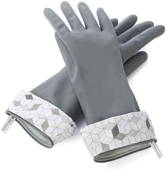 Cleaning Gloves Splash Patrol Gray Medium