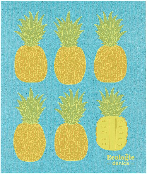 Swedish Sponge Cloth, Pineapples
