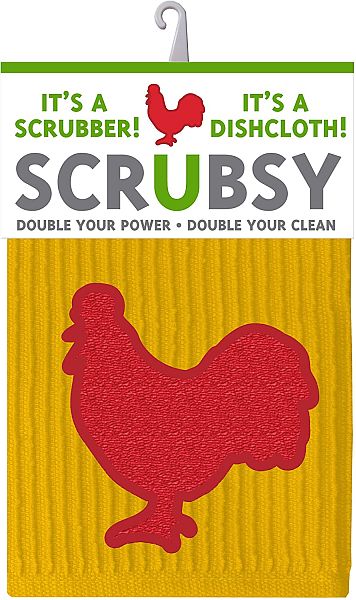 Scrubsy Cloth/Scrubber Rooster
