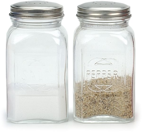 Retro Salt & Pepper Shakers