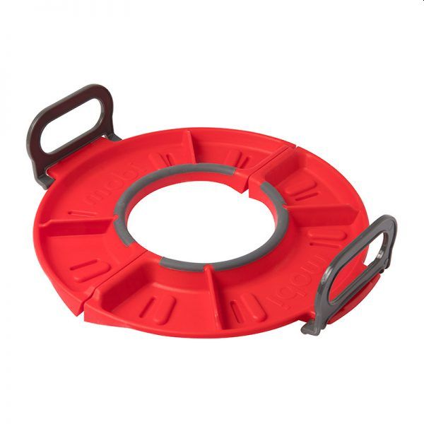 Folding Microwave Tray Red