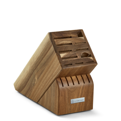 17 Slot Acacia Knife Block