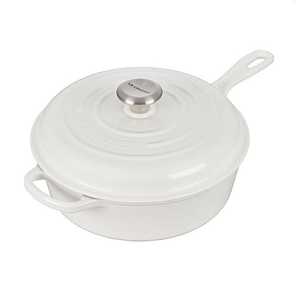 Le Creuset Cast-Iron 2-qt Saucepan withPhenolic Handle ,Oyster