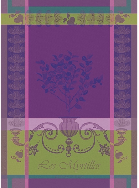 Myrtilles Violet Towel