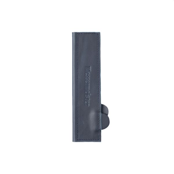 6.5" Leather Knife Guard Blue