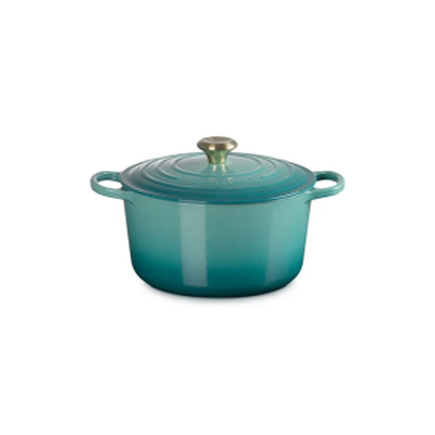 Round Deep Oven 6.5qt Enameled Cast Iron, Riviera