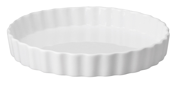 Chantal Deep Pie Dish, White, 9 - Duluth Kitchen Co