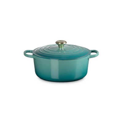 Round Dutch Oven 7.25qt. Enameled Cast Iron, Riviera