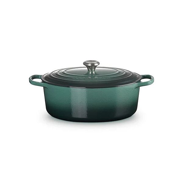 Oval Dutch Oven  8 qt. Enameled Cast Iron, Artichaut