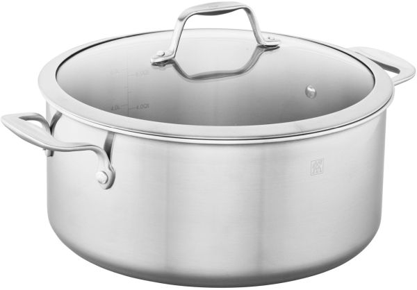 Spirit 8qt Stainless 3-Ply Dutch Oven