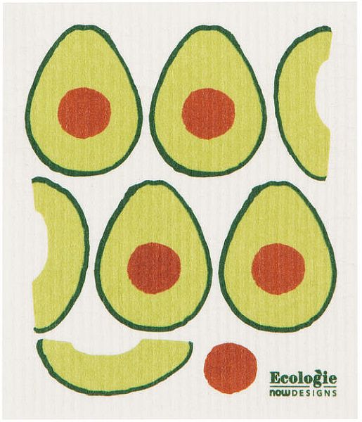 Swedish Sponge Cloth, Avocados