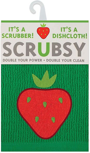 Scrubsy Cloth/Cleaner Strawberry