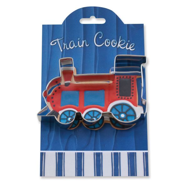Train Carded Cookie Cutter