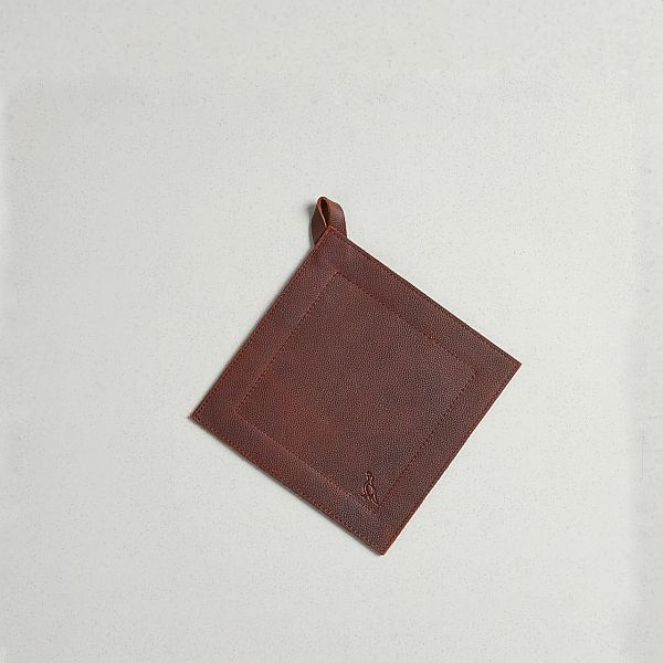 Full Grain Leather Pot Holder