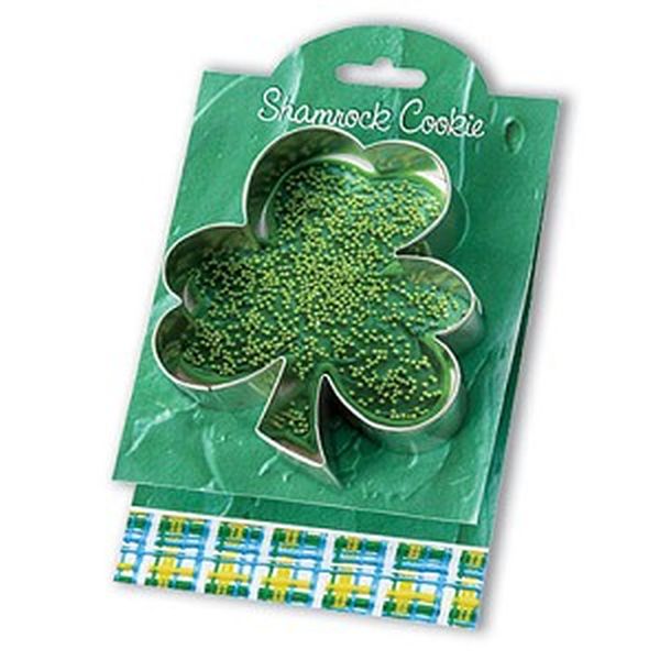 Shamrock Carded Cookie Cutter
