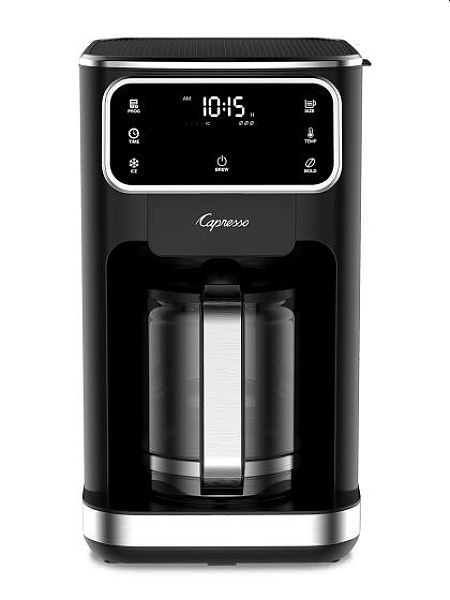 Capresso 12 Cup Touch Coffee Maker Glass