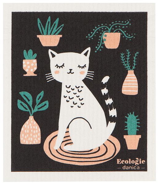 Swedish Dishcloth Cat Nap