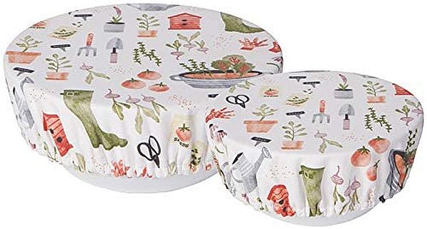 Bowl Covers, Garden Set of 2